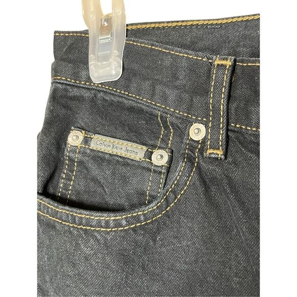 Calvin Klein Dark Wash‎ Straight Leg Jeans Size 4 - Picture 5 of 9